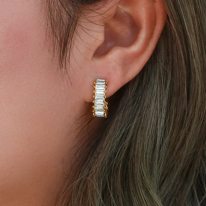 [AuraEcho]Agnes Diamond Earrings