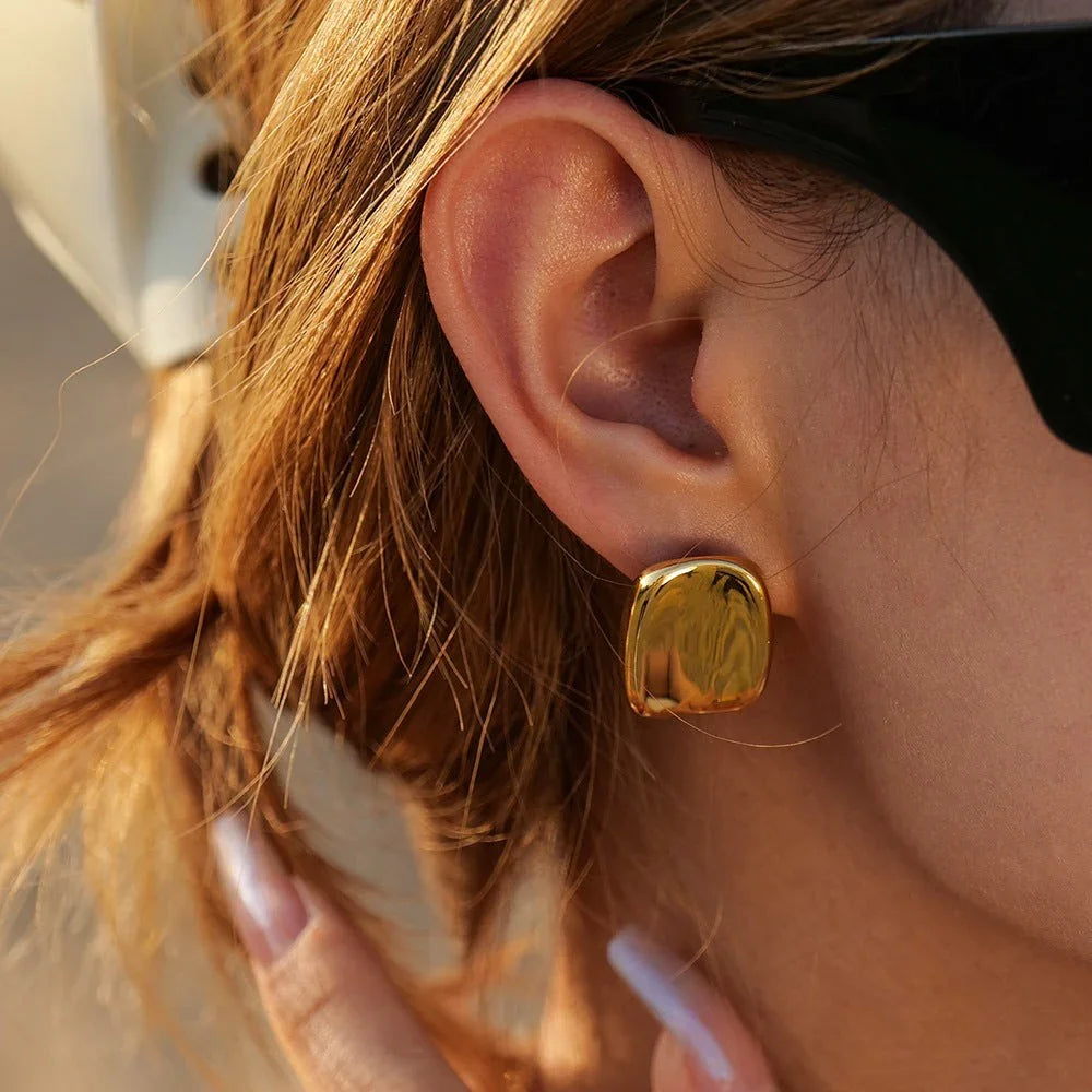 [AuraEcho]Suzy Gold Earrings
