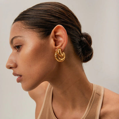 [AuraEcho]Alma Gold Earrings