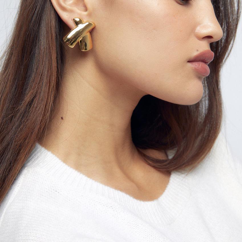 [AuraEcho]Catarina Gold Earrings