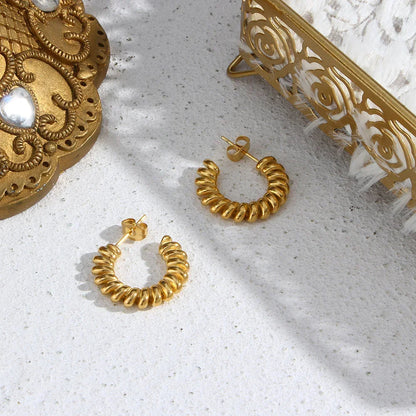 [AuraEcho]Brynlee Twisted Earrings