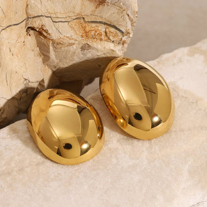 [AuraEcho]Callista Gold Bean Earrings