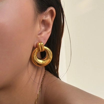 [AuraEcho]Lynora Gold Earrings