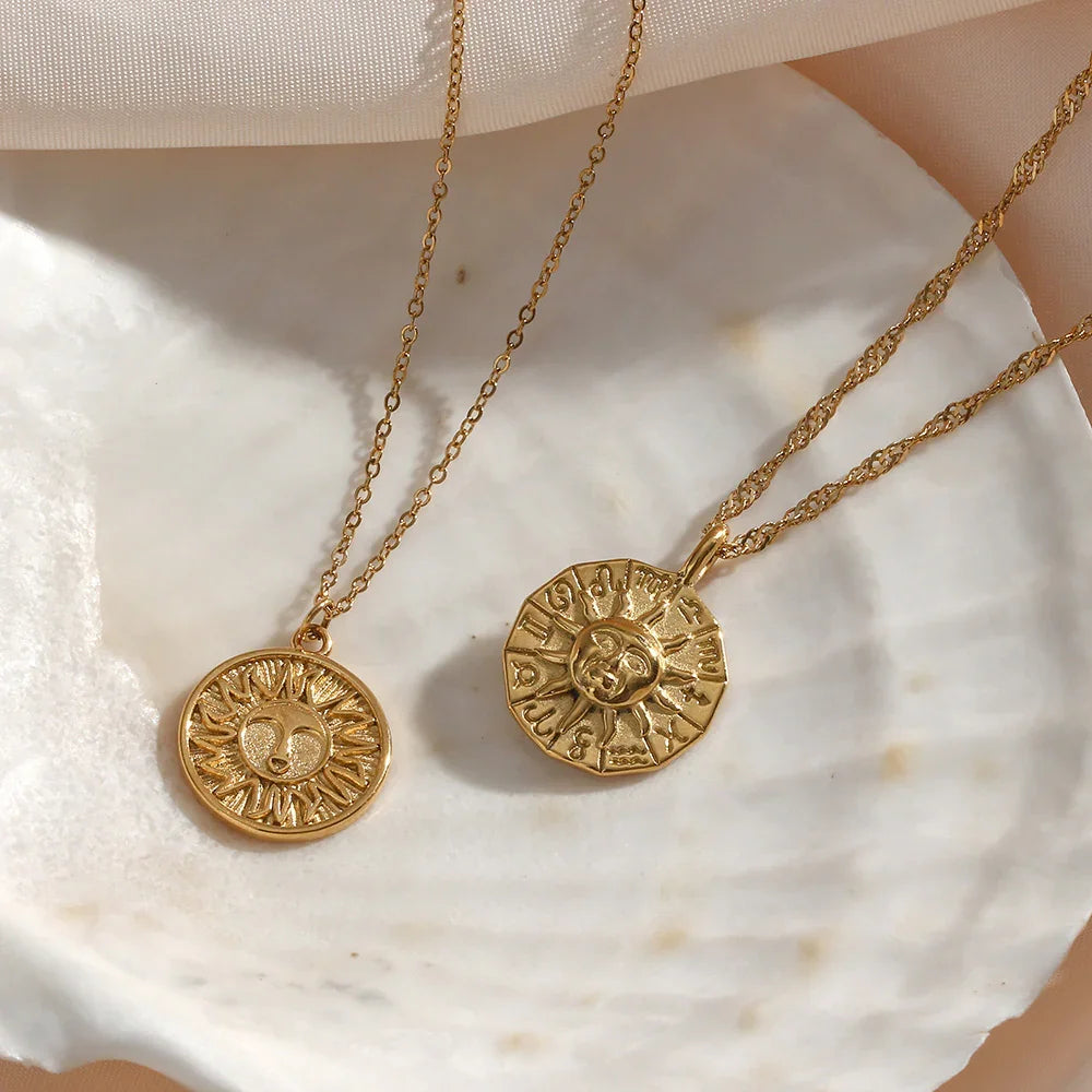 [AuraEcho]Soleil Gold Necklace