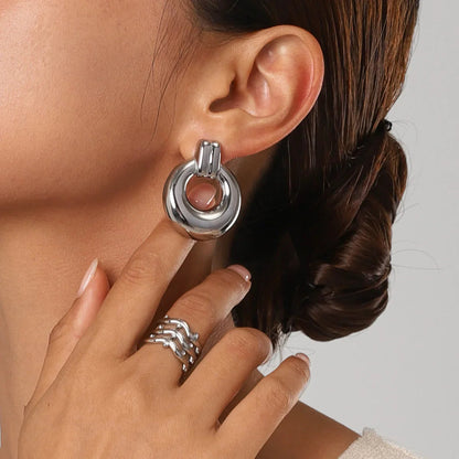 [AuraEcho]Lillian Silver Earrings