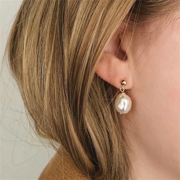 [AuraEcho]Gloria Freshwater Pearl Earrings