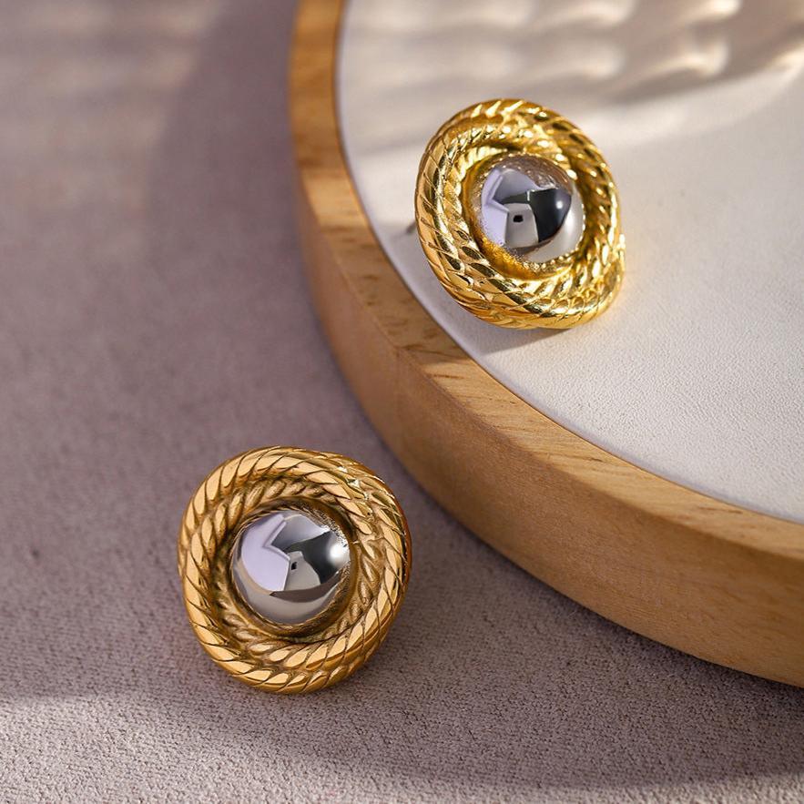 [AuraEcho]Ariadne Gold Earrings
