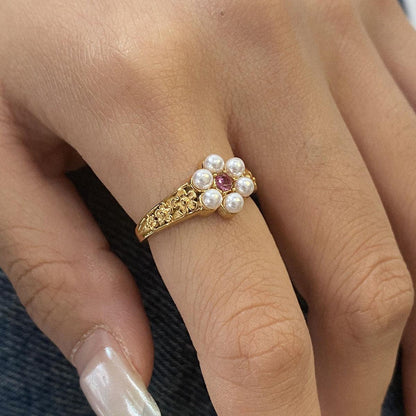 [AuraEcho]Thalia Freshwater Pearl Ring