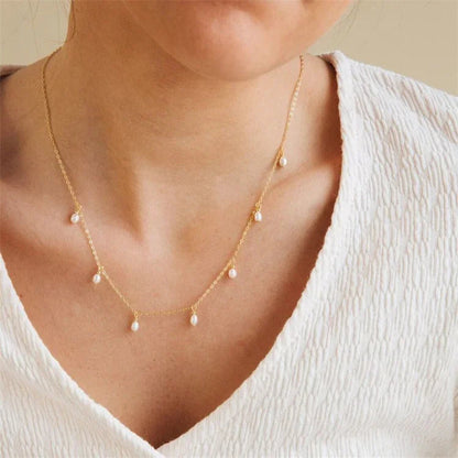 [AuraEcho]Freeda Freshwater Pearl Necklace
