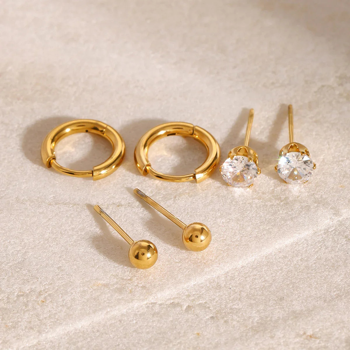 [AuraEcho]Megan Diamond Earring Bundle