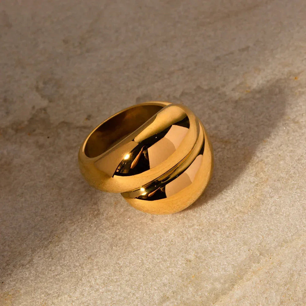 [AuraEcho]Carys Gold Ring