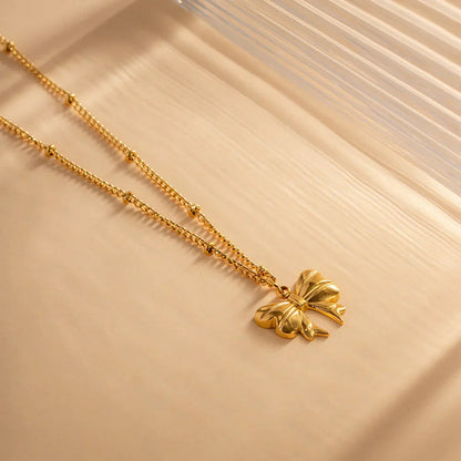 [AuraEcho]June Bow Necklace