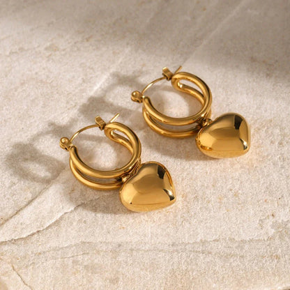 [AuraEcho]Audrey Gold Earrings