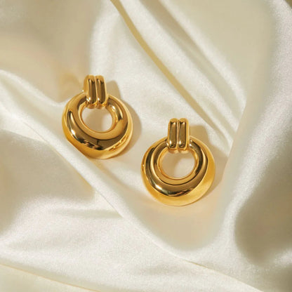 [AuraEcho]Lynora Gold Earrings