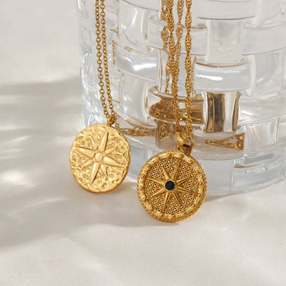 [AuraEcho]Ellie Compass Necklace