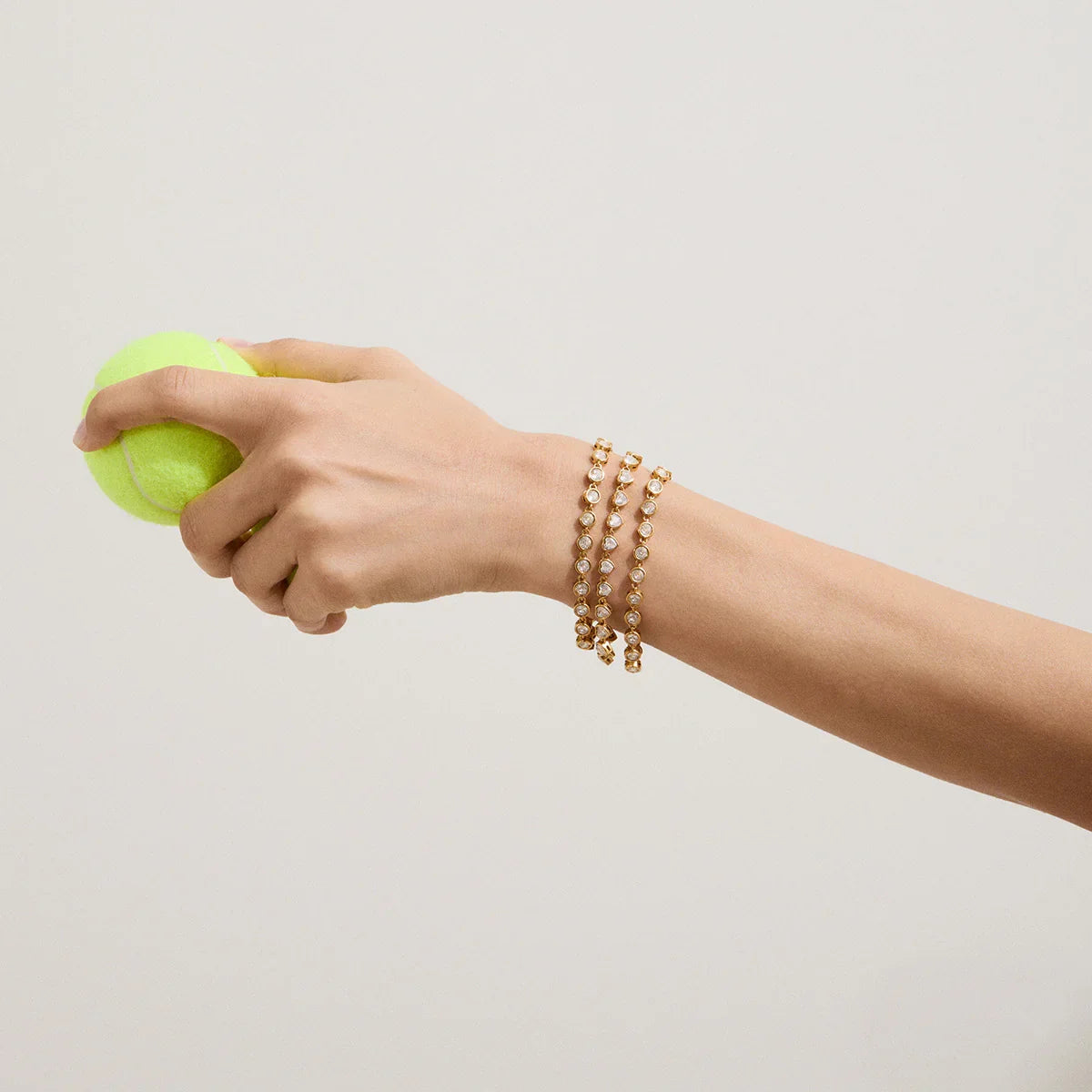 [AuraEcho]Romani Heart Shaped Tennis Bracelet