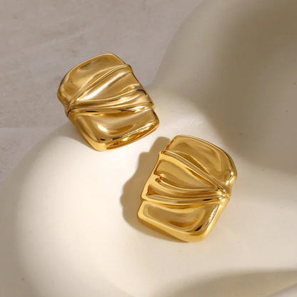 [AuraEcho]Evette Gold Earrings