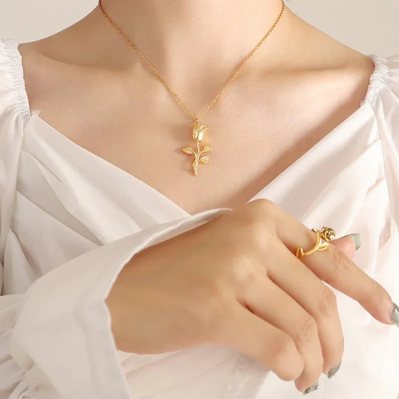 [AuraEcho]Celia Gold Necklace