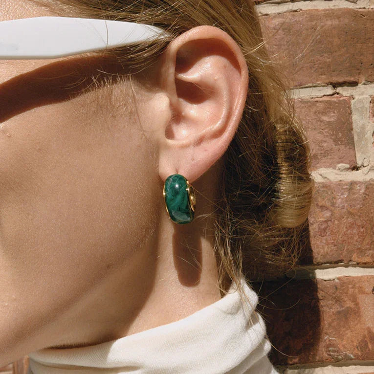 [AuraEcho]Lexi Chunky Enamel Hoops