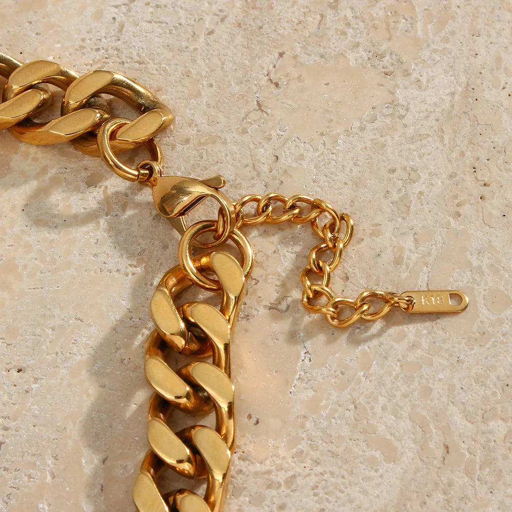 [AuraEcho]Gianna Chunky Chain Necklace