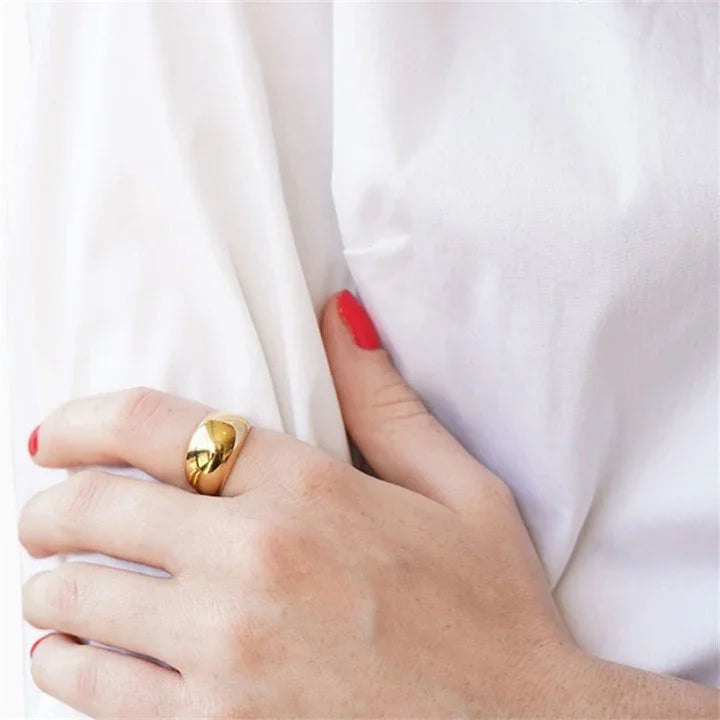 [AuraEcho]Lyra Gold Ring