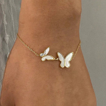 [AuraEcho]Blaire Butterfly Pearl Bracelet