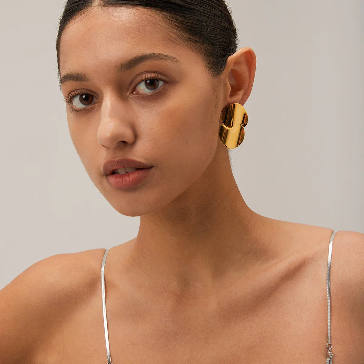 [AuraEcho]Mireille Gold Earrings