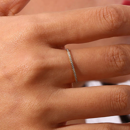 [AuraEcho]Zarra Paved Gold Ring