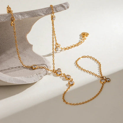 [AuraEcho]Elina Diamond Hand Chain