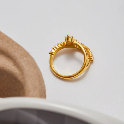 [AuraEcho]Calina Marquise Diamond Ring