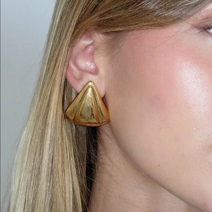 [AuraEcho]Jillian Vintage Gold Earrings