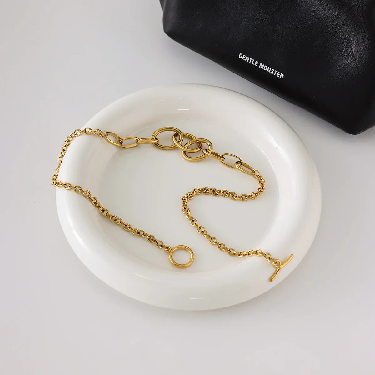 [AuraEcho]Renelle Gold Chain Necklace