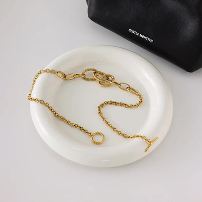 [AuraEcho]Renelle Gold Chain Necklace