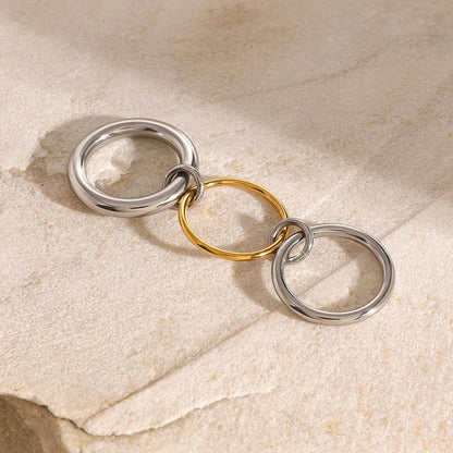 [AuraEcho]Canaria Stacked Ring