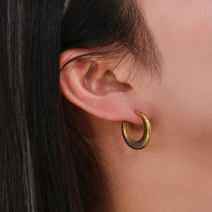 [AuraEcho]Bailey Hoop Earrings
