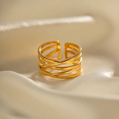 [AuraEcho]River Gold Ring