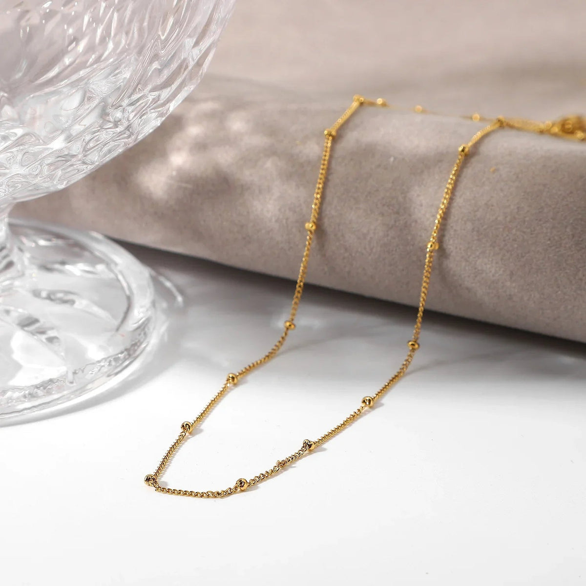[AuraEcho]Julia Gold Chain Necklace