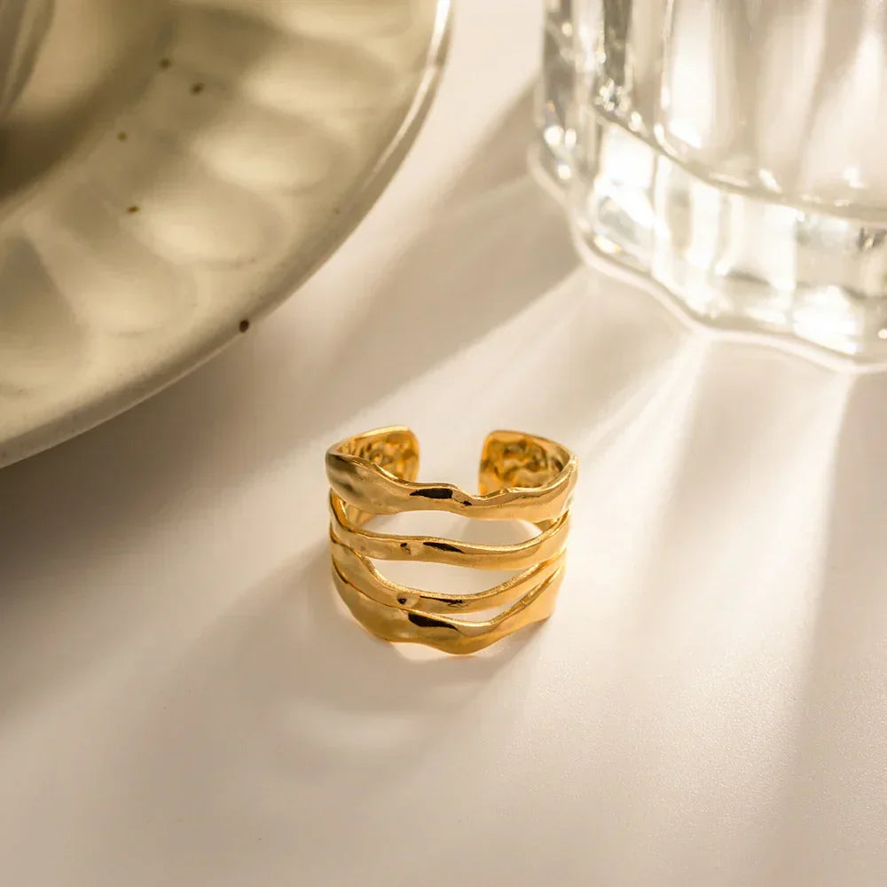 [AuraEcho]Cass Gold Ring