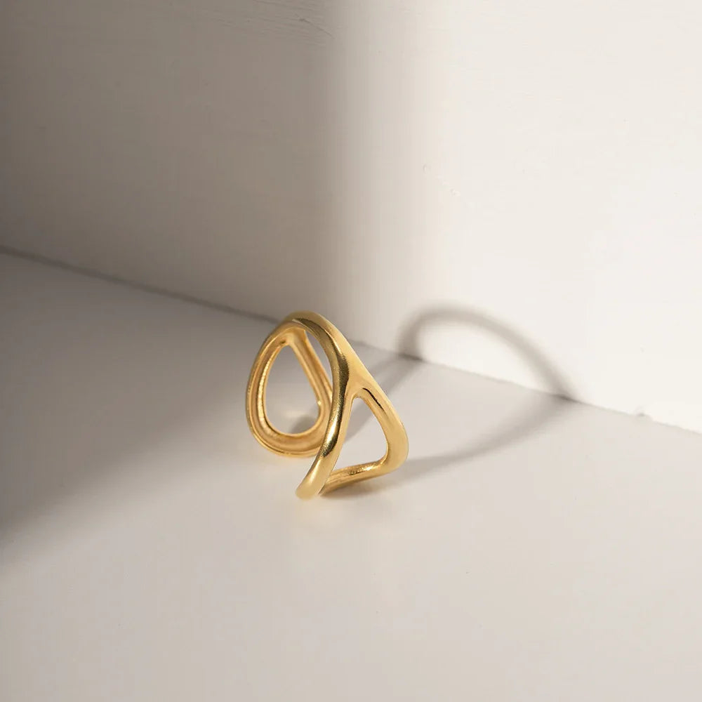 [AuraEcho]Jackie Twisted Band Ring