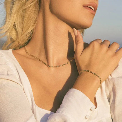 [AuraEcho]Willow Gold Chain Necklace