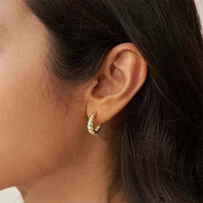 [AuraEcho]Croissant Arc Earrings