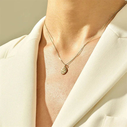 [AuraEcho]Linda Gold Croissant Necklace
