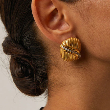 [AuraEcho]Odine Gold Earrings