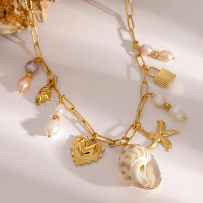[AuraEcho]Pacific Freshwater Pearl Necklace