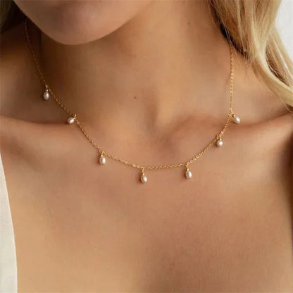 [AuraEcho]Freeda Freshwater Pearl Necklace