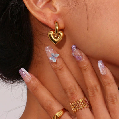 [AuraEcho]Aria's Arrow Gold Earrings