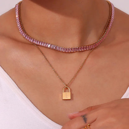 [AuraEcho]Zora Diamond Necklace