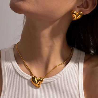 [AuraEcho]Dorothea Heart Earrings