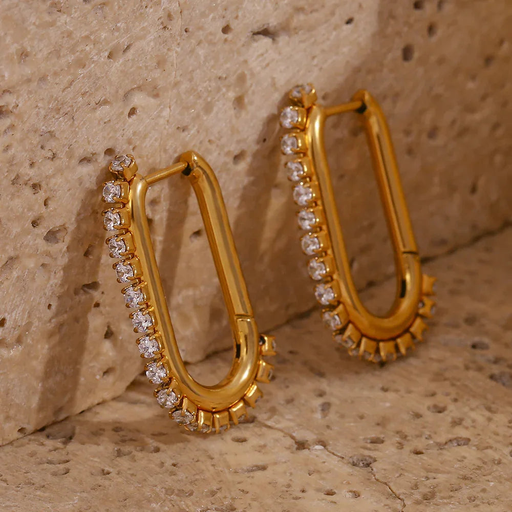 [AuraEcho]Georgia Diamond Earrings