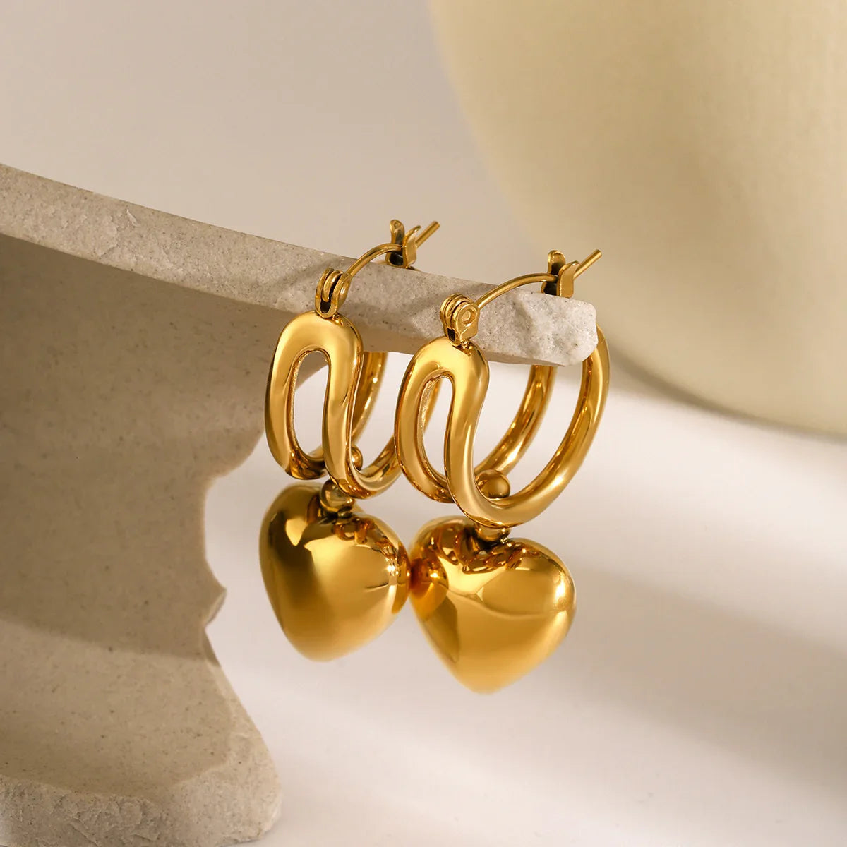 [AuraEcho]Audrey Gold Earrings